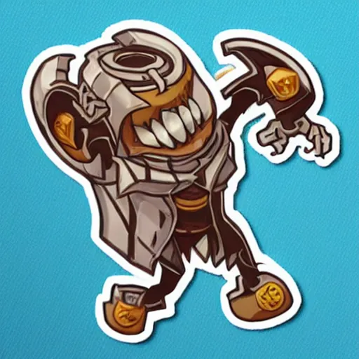 Image similar to cute d & d mimic sticker