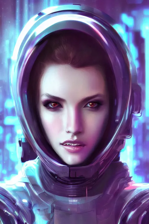 Image similar to heroine, beautiful, cyberpunk futuristic female, ultra detailed, digital art, 8 k, character, realistic, portrait, hyperrealistic