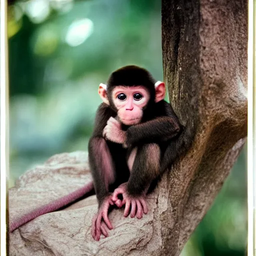 Image similar to cute baby monkey photo, KODAK Ektar 100