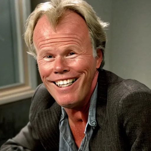 Image similar to people laughing at actor kevin tighe who is crying