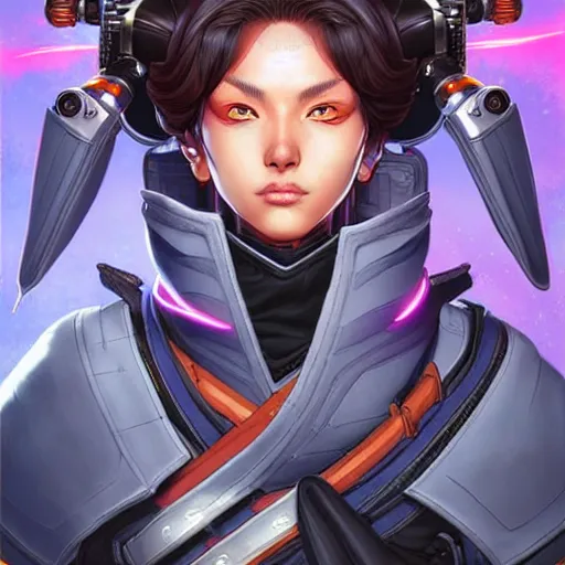 Image similar to A sorcerer wielding a futuristic blast cannon Apex Legends character digital illustration portrait gorgeous lighting, wide angle action dynamic portrait, perspective shot, art by artgerm and Shintaro Kago-H 640