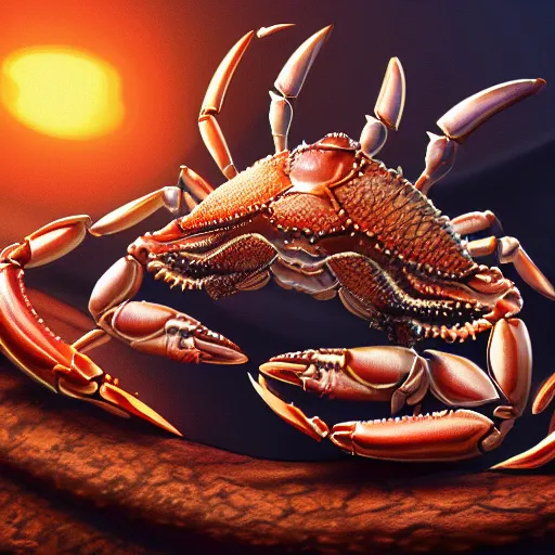 Image similar to obama crab, intricate, highly detailed, digital painting, artstation, concept art, smooth, sharp focus, illustration, unreal engine 5, 8 k