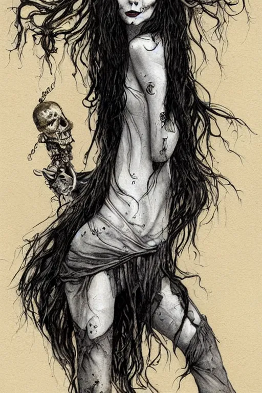 Image similar to full body portrait of anya taylor joy as death from sandman, by jean baptiste monge