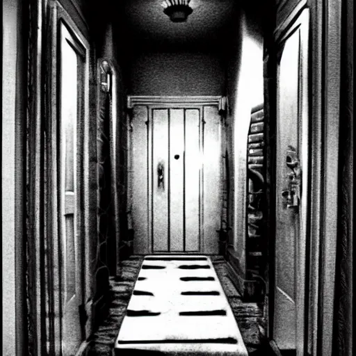 Image similar to sonic the hedgehog, creepy, horror, off - putting, dark, hallway, photo, paranormal