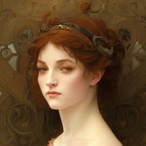 Image similar to portrait of renaissance women, intricate, elegant, highly detailed, digital painting, artstation, concept art, smooth, sharp focus, illustration, art by artgerm and greg rutkowski and alphonse mucha and william - adolphe bouguereau