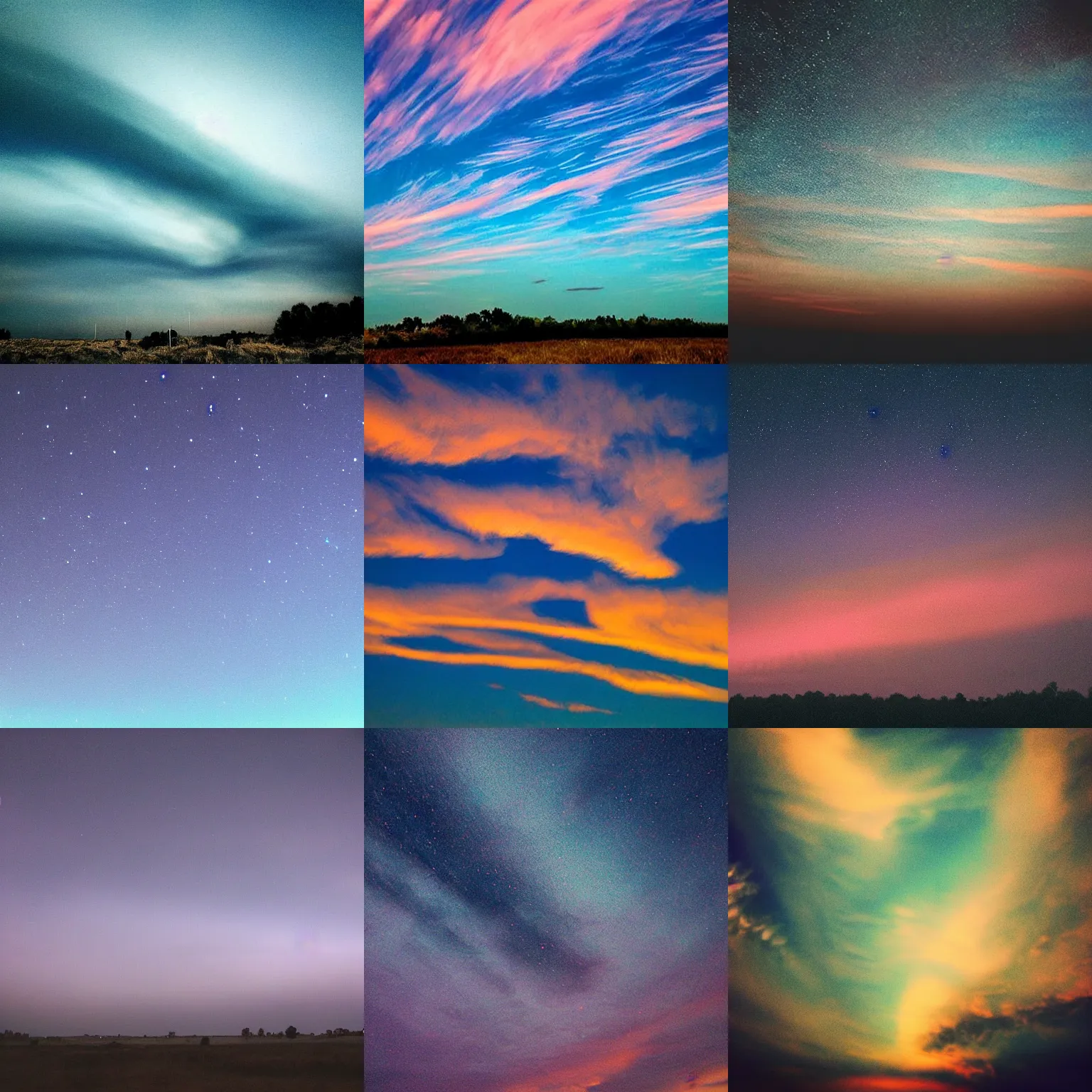 Prompt: what the sky looks like when its dying