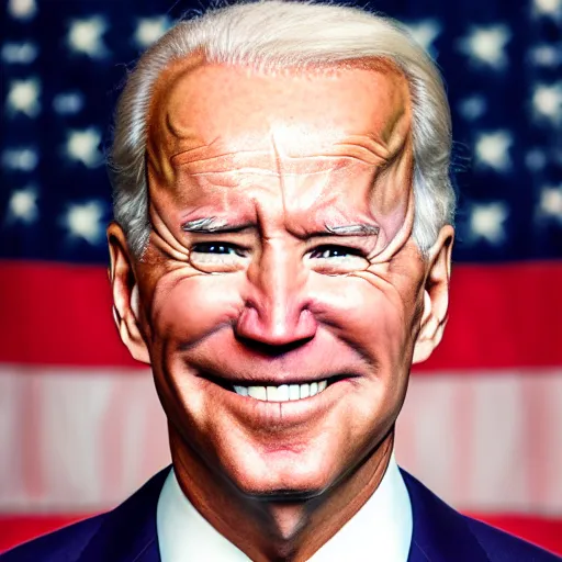 Image similar to ultrarealistic portrait of joe biden with a mullet haircut, canon eos r 3, f / 1. 4, iso 2 0 0, 1 / 1 6 0 s, 8 k, raw, unedited, symmetrical balance, in - frame