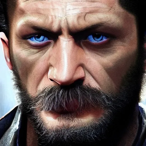 Image similar to Tom Hardy as wolverine 4K quality Photorealism