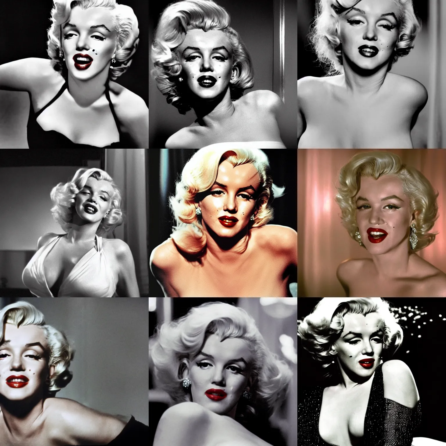 Prompt: Marilyn Monroe in Fenme Fatale by Brian de Palma