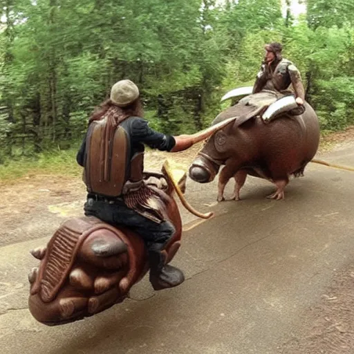 Image similar to real life hog rider