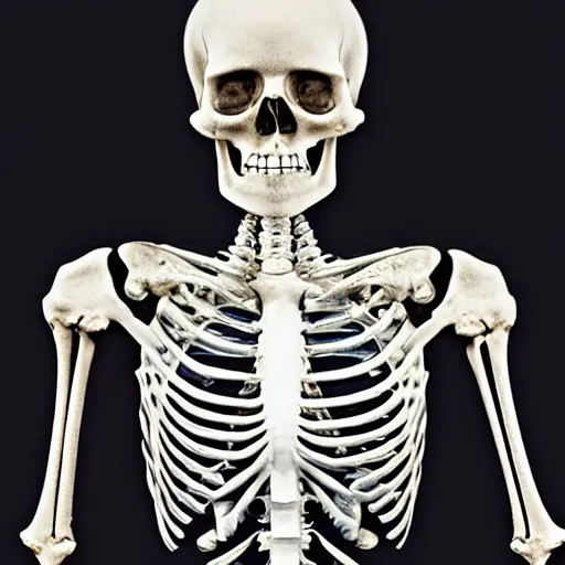 Image similar to a photo of a crystal skeleton