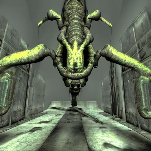 Image similar to a photo of the nihilanth from half-life 1