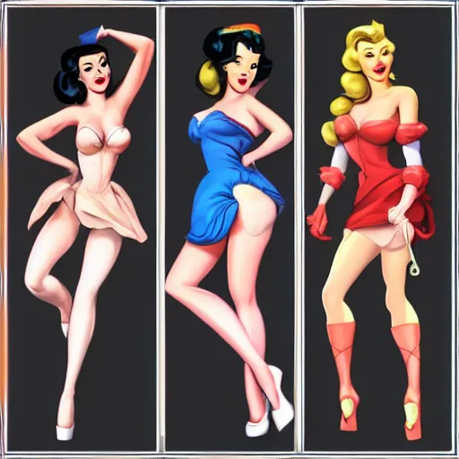 Image similar to PINUP CHARACTER POSES REFERENCE IMAGES