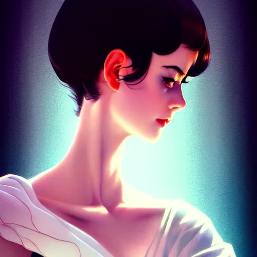 Prompt: a beautiful sean young, illusion by ilya kuvshinov lois van baarle ross tran range murata artgerm katsuhiro otomo norman rockwell. highly detailed intricately sharp focus mystically trending deviantart, pinterest, vogue italia, unreal engine 5, 4 k uhd image