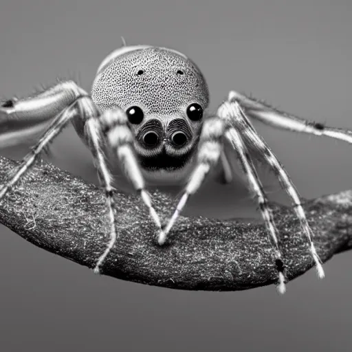 Image similar to a flatuent spider looking surprised