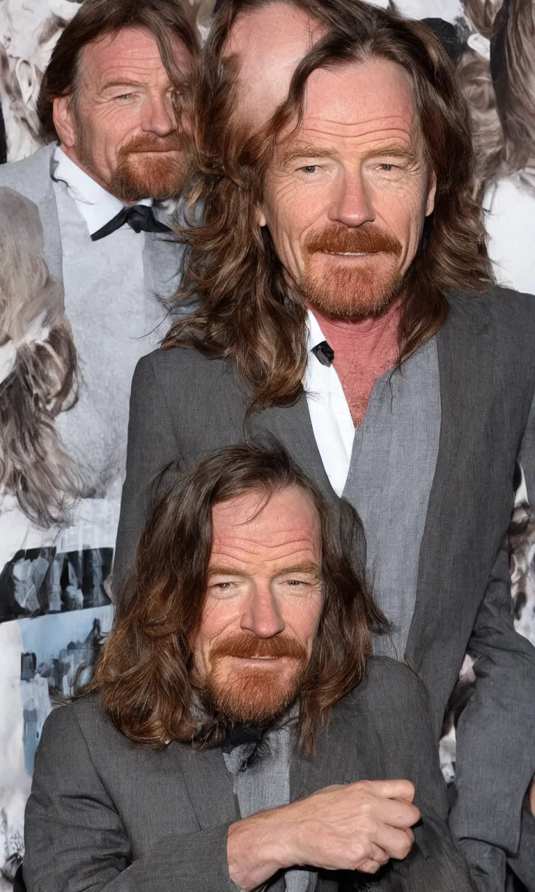 Image similar to Bryan Cranston long hair