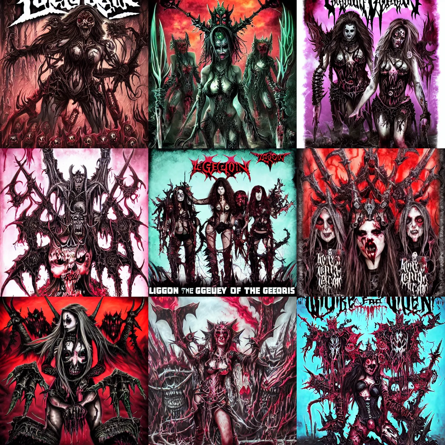 Prompt: Legion of the Gorequeen