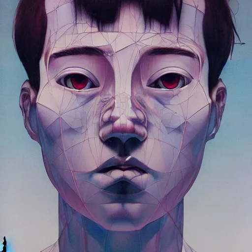 Image similar to citizen portrait soft light painted by james jean and katsuhiro otomo and erik jones, inspired by metropolis anime, smooth face feature, intricate oil painting, high detail illustration, sharp high detail, manga and anime 1 9 9 9