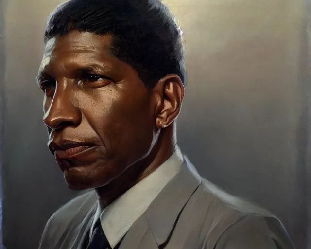 Prompt: mindblowing portrait of medgar evers, deep focus, beautiful, highly detailed, digital painting, artstation, concept art, matte, sharp, illustration, hearthstone, art by artgerm and greg rutkowski and alphonse mucha