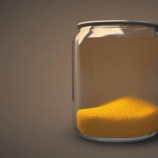 Image similar to sandstorm in a jar, particle effects, 4 k