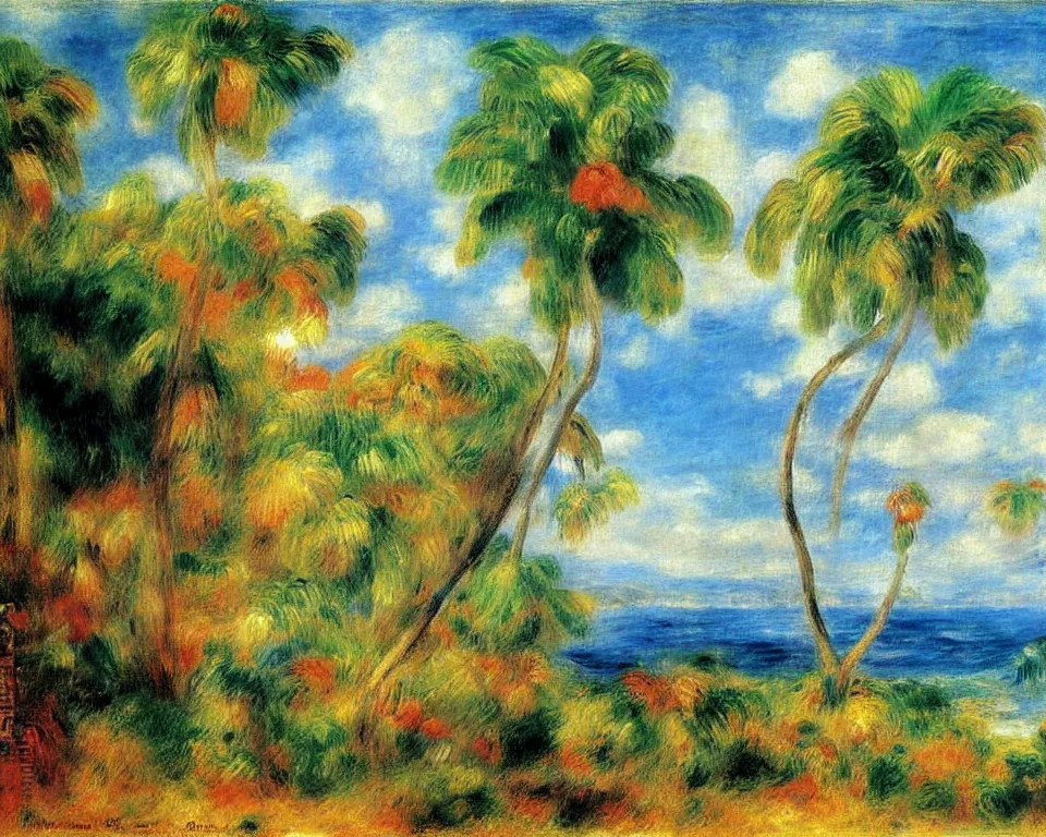 Image similar to the island of hawaii by renoir.