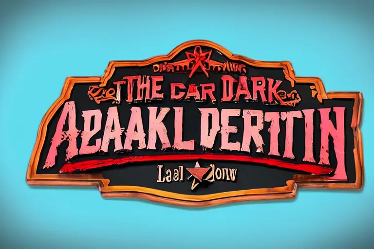 Prompt: 3d sculpt of an arched ironwork sign for a circus called 'the dark metal carnival', red dead redemption2, las vegas, artstaton, digital illustration