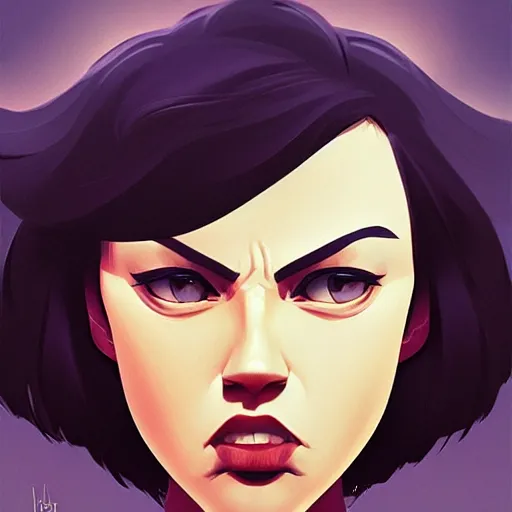 Image similar to face icon stylized minimalist pulp fiction, loftis, cory behance hd by jesper ejsing, by rhads, makoto shinkai and lois van baarle, ilya kuvshinov, rossdraws global illumination