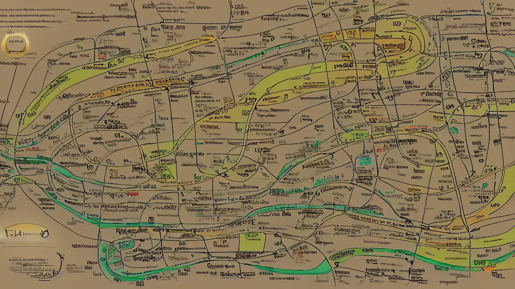 Image similar to matte painting sweet tan subway map