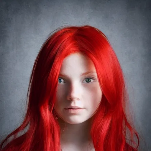 Image similar to girl with red hair