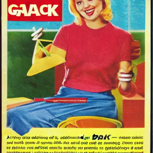 Image similar to advertisement for GAK, GAK advert