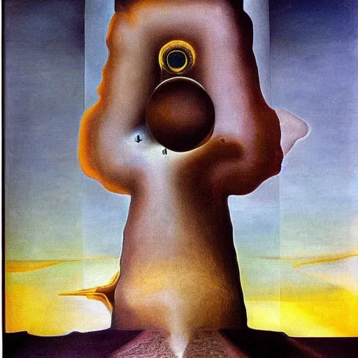 Prompt: A portal to another universe by Salvador Dali