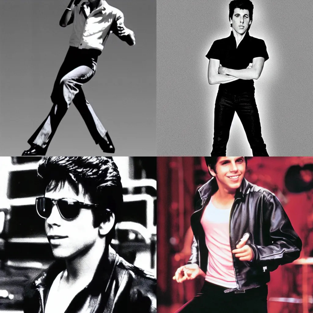 Prompt: photo of danny zuko in the sixth dimension