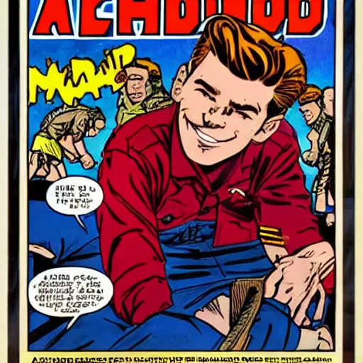 Prompt: archie andrews in wwii