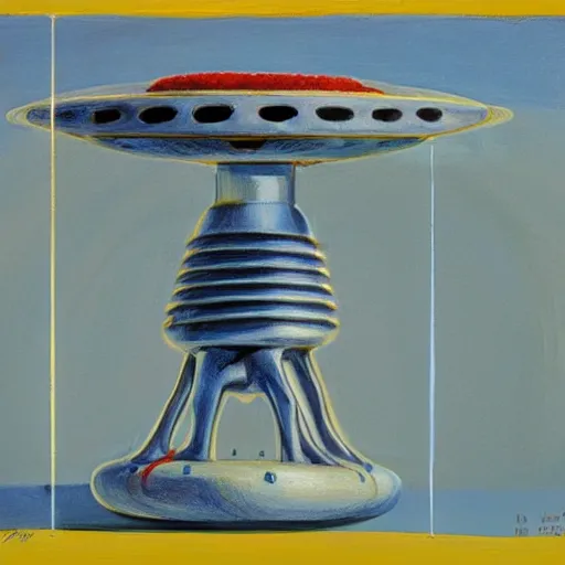 Image similar to alien by wayne thiebaud