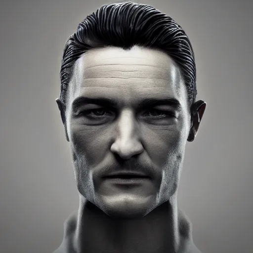 Image similar to hyperrealistic orlando bloom crazy out of his mind, stunning 3 d render inspired by istvan sandorfi & xiang duan, perfect symmetry, dim volumetric cinematic lighting, 8 k octane comprehensive render, extremely mega hyper - detailed and lifelike attributes & atmosphere, intricate, realistic flesh texture, masterpiece, artstation, stunning,