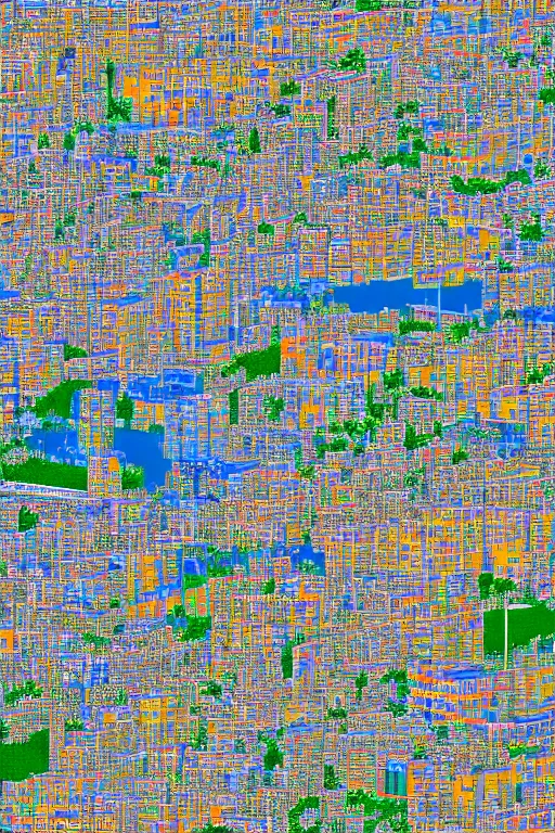 Prompt: favelas in rio, height map, bump map, diffusion map, 3 d, highly detaled, raised image, by piet mondrian