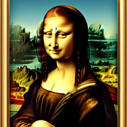 Image similar to mona lisa monalisa with the pearl earring