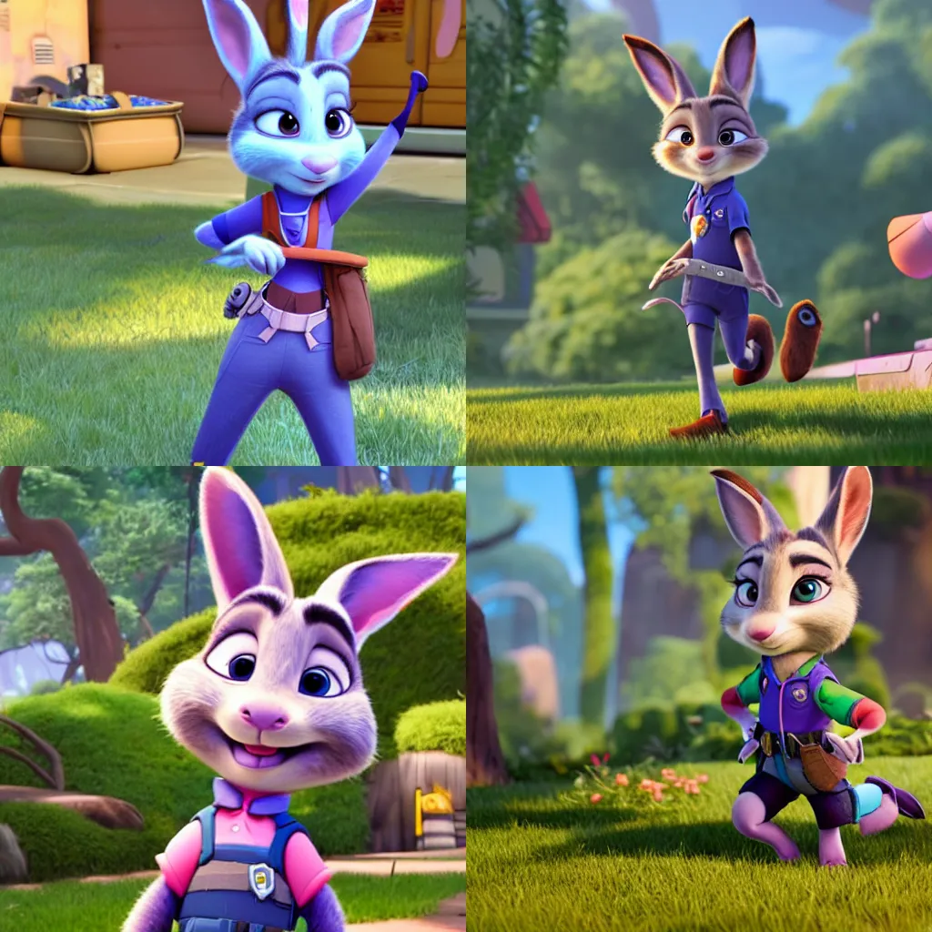A screenshot of Judy Hopps from Disney's Zootopia, 4k | Stable ...