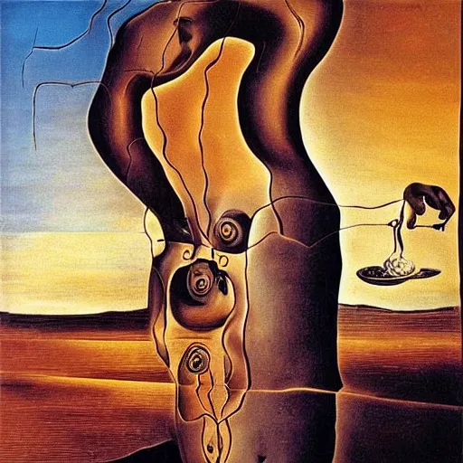 Prompt: “ pain by salvador dali ”