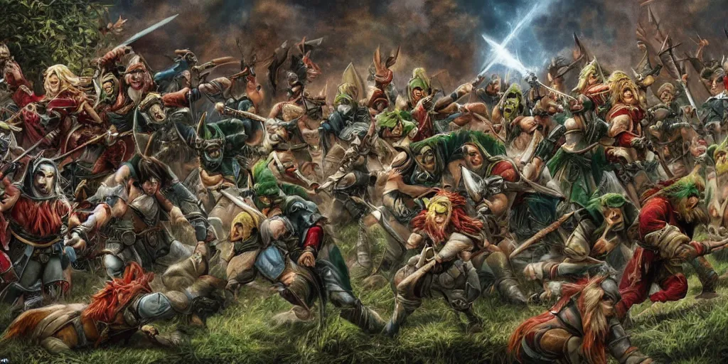 elves vs orcs