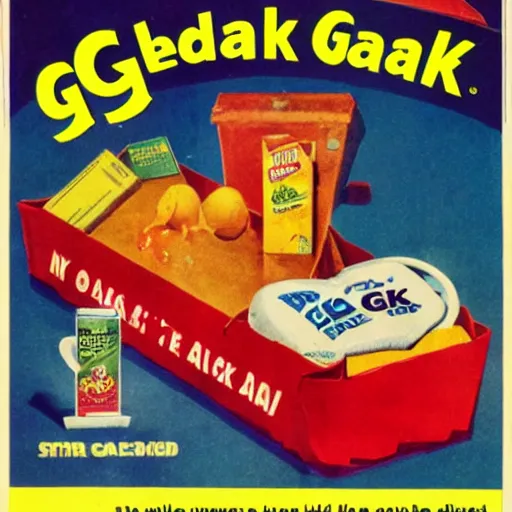 Image similar to advertisement for GAK