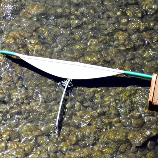 Prompt: Trout with rotor blades