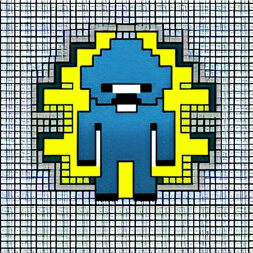 Prompt: ghost game sprite 8-bit pixel art, deviantart