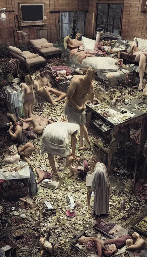 Image similar to The end of an organism, by gregory crewdson