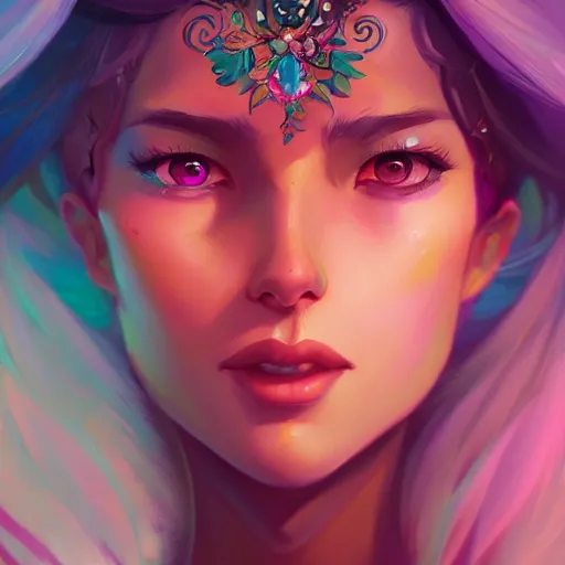 Image similar to a portrait of a beautiful gypsy, art by lois van baarle and loish and ross tran and rossdraws and sam yang and samdoesarts, digital art, highly detailed, intricate, sharp focus, Trending on Artstation HQ, deviantart, unreal engine 5, 4K UHD image