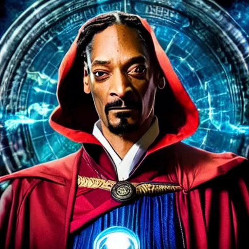 Image similar to snoop dogg as doctor strange, marvel cinematic universe, 2 k photo