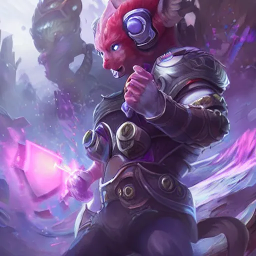 Image similar to mark zuckerberg as a league of legends character, portrait, digital art, art by jessica oyhenart and bo chen