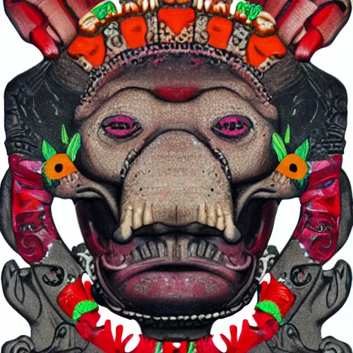 Image similar to portrait of xolotl