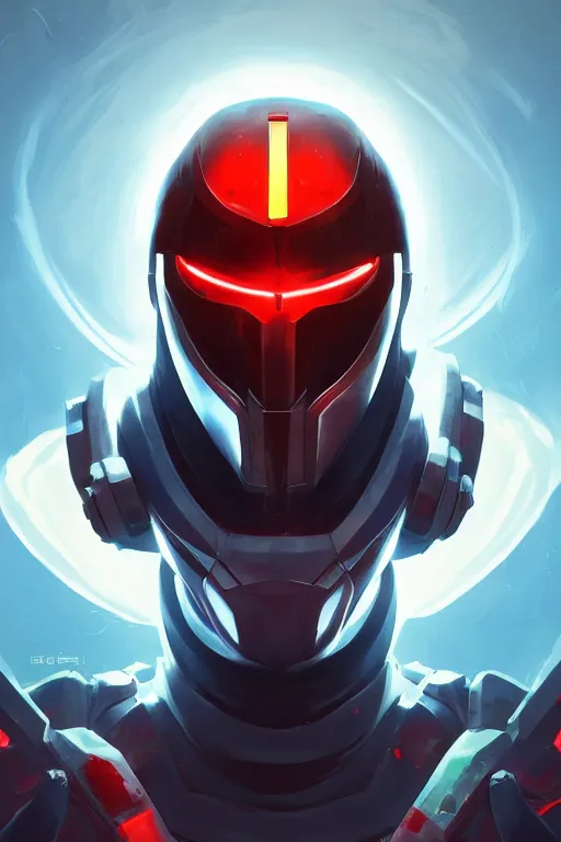 Image similar to epic mask helmet robot ninja portrait stylized as fornite style game design fanart by concept artist gervasio canda, behance hd by jesper ejsing, by rhads, makoto shinkai and lois van baarle, ilya kuvshinov, rossdraws global illumination radiating a glowing aura global illumination ray tracing hdr render in unreal engine 5