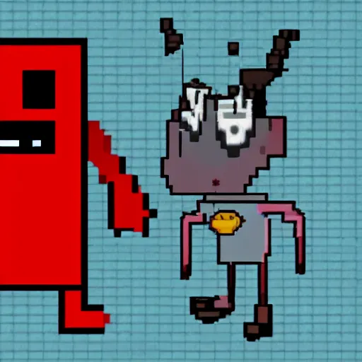 Prompt: super meat boy